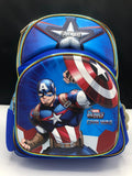 Captain America Multipurpose Backpack - Superhero Stylish Shoulder School Bag For Boys