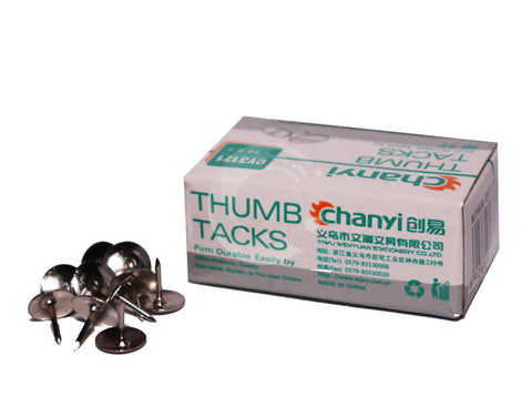 Chanyi Thumb Pin Steel Drawing Pin, Push Pin, Notice Board Pins Silver
