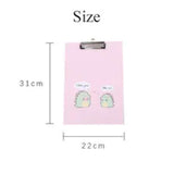 Cute Cartoon Clipboard For Boys and Girls Hard Paper File Folder Clip Board Cool Stationary For School