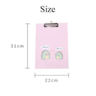 Cute Cartoon Clipboard For Boys and Girls Hard Paper File Folder Clip Board Cool Stationary For School