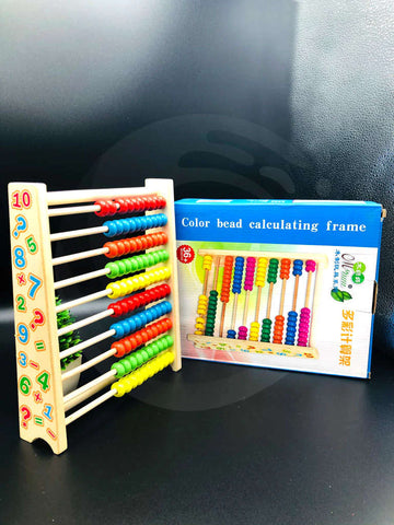 Abacus Color Bead Calculating Frame Kids Educational Color Calculation Frame
