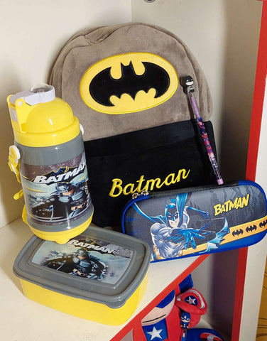 Batman Themed Fun School Deal For Kids Superhero Fun Festive Gift Range For Juniors | Super Saver Deal For Boys