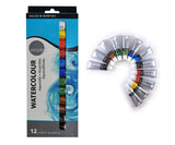 Daler Rowney Simply Transparent Watercolor Tubes Set 12 Colors