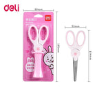 Deli 6065 Portable Scissors For Kid | Cute Mini Stationery For Office And School