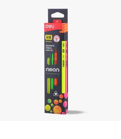 Deli Neon HB Lead Pencil