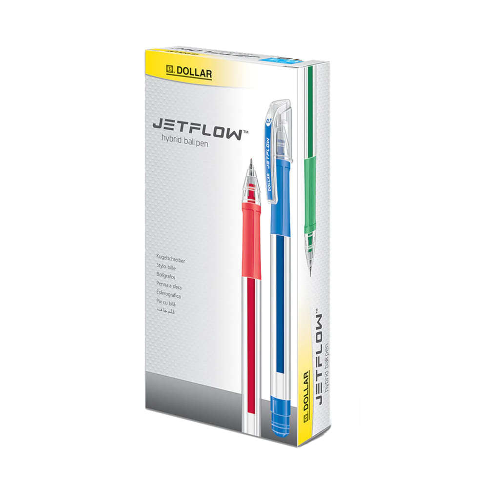 Dollar Jet Flow Ball Point 12Pc