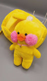 Duck Plush Stuffed Toy Backpack With Detachable Toy For Kids | Cute Mini Duck Cartoon Soft Toy School Bag