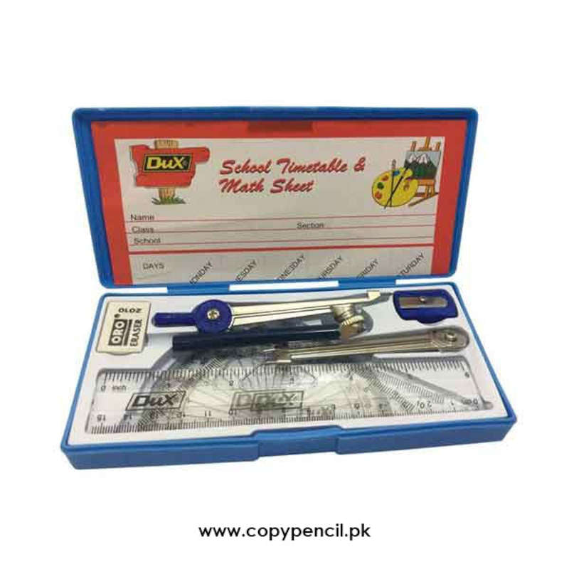 Dux Mathematics Box, Complete Geometry Set – CopyPencil.pk