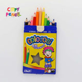 Dux Coloroni Mini Color Pencils 12 Colors Half