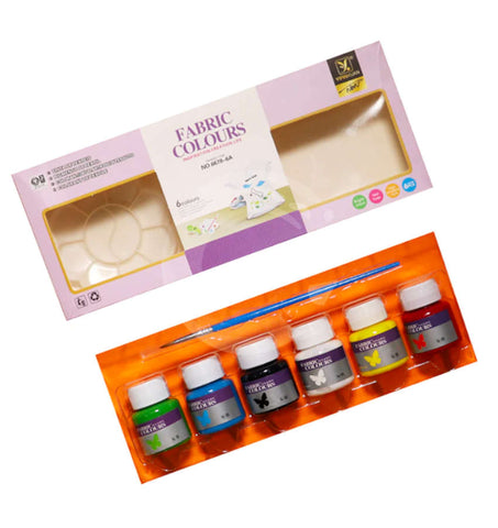  Fabric Color Set Of 6 Bottles 