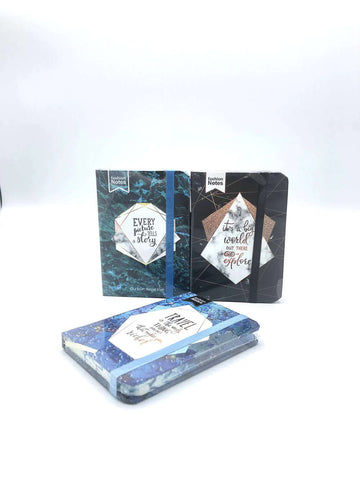 Multi Textured Fashion Journals -  A6 & A7 sizes