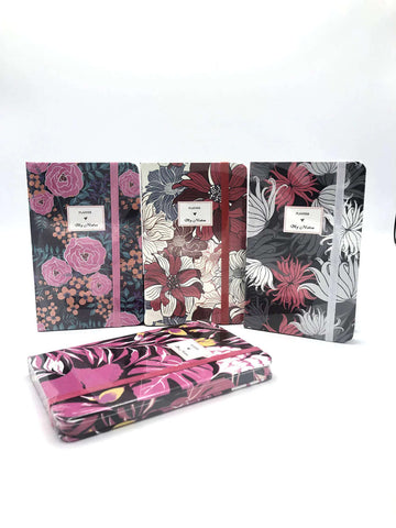 Flowers Pattern Fashion Journal - A6 & A7