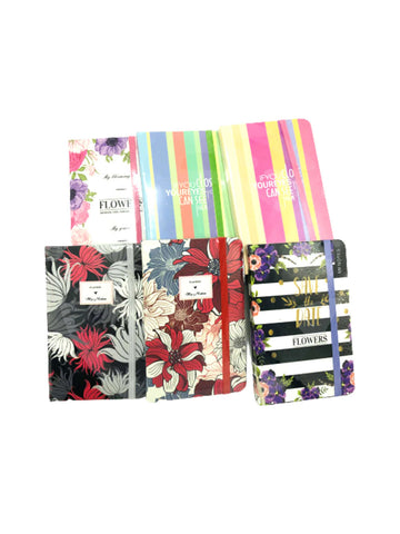 Flowers Textured Fashion Journal - A6 & A7 sizes