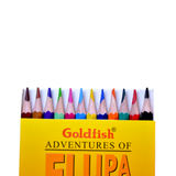 Goldfish Color Pencil Flupa Pack Of 12 Color Pencils Full Size