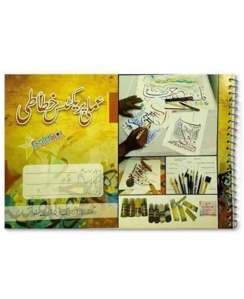 Gold Star Calligraphy Practice notebook