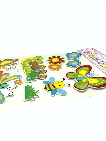 3D Wall Stickers Kids Room Decor Wall Stickers Green Theme
