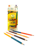Dollar My Pencil Dual Side Pencil Colors, 6 Pencils With 12 Colors & 12 Pencils With 24 Colors