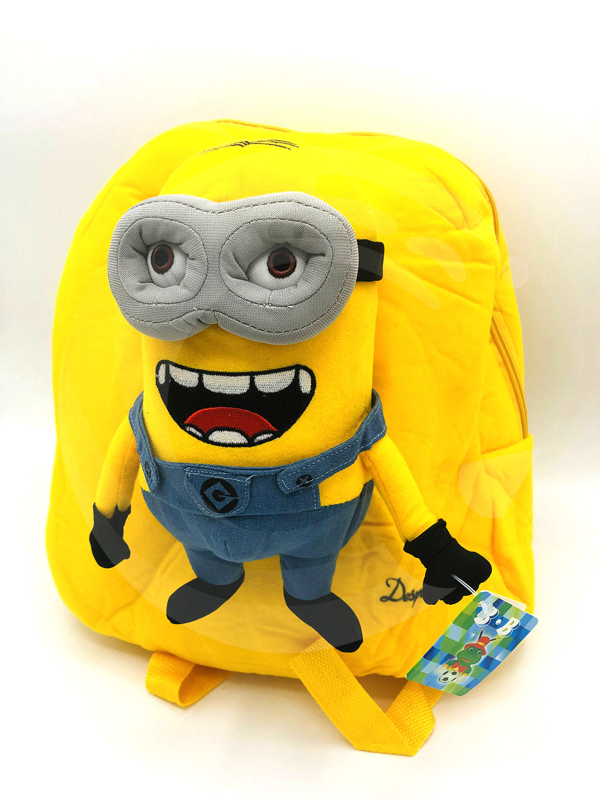 Buy Online Best Branded, Imported Quality Minion Stuff Shoulder Bag For kids in Pakistan. Popular Minion Cartoon Detachable Stuff Toy Backpack in Online Store