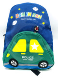 Best Quality Police Car Shoulder School Bags For Preschoolers. Stylish and Imported and Banded Backpack for kids Buy Online in Pakistan