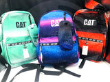 CAT Multi Color School Bag For Boys & Girls | Galaxy Inspired Print Backpack