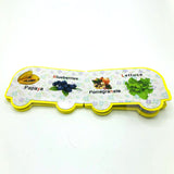 Fruit and Vegetable English Picture Book Car shape with Foam Materiel