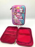 Pink Baby Unicorn 3D Girls Pencil Case | Girls unicorn organizer and Pouch