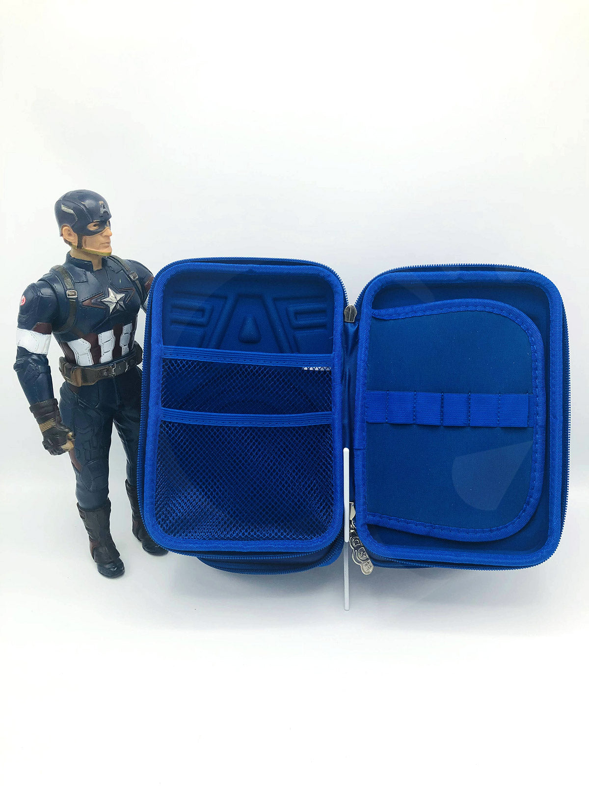 Vaniha 3D Captain America Embossed Pencil Case with
