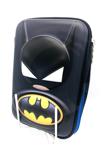 Batman Pencil Case 3D Embossed on Fiber | Boys Batman Pouch