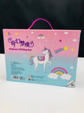 Unicorn Writing Set for Kids - Girls Learning Writing Set Box