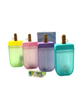 Winter Water Bottle IceCream Shape 360ML With Straw and Strap Leak Proof BPA Free