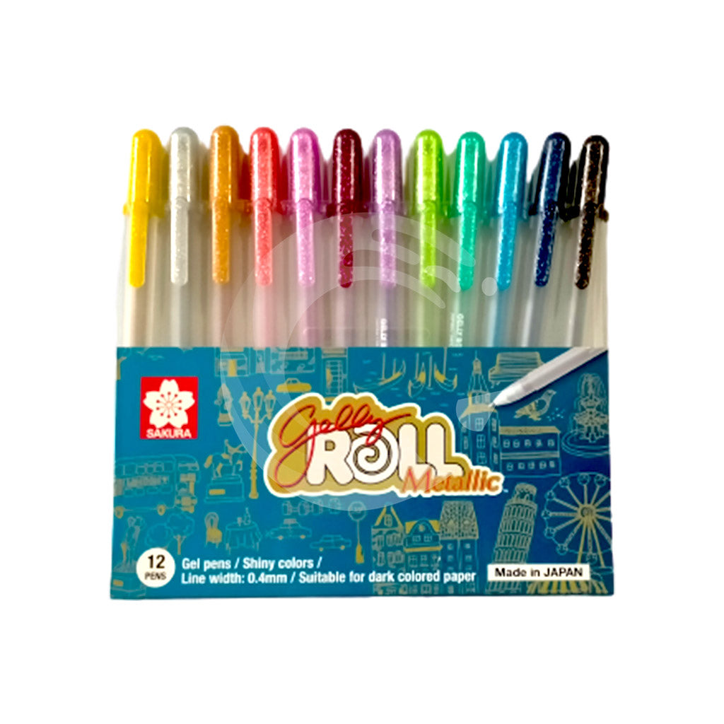 Sakura Jelly Roll Metallic Set 12 Pc