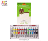Keep Smiling Acrylic Paints 12ml Tubes Set Of 12 Colors