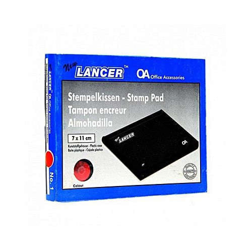 Lancer Stamp Pad Medium | Office Plastic Case Refill Ink Stamp Pad ...