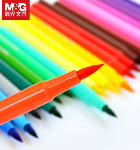 M&G Water color marker soft brush Tip 24 Colors