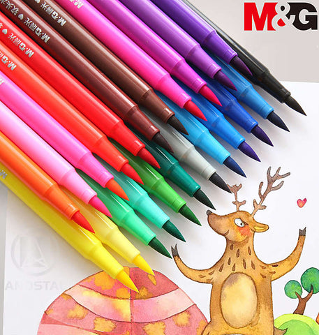 M&G Water color marker soft brush Tip 36 Colors