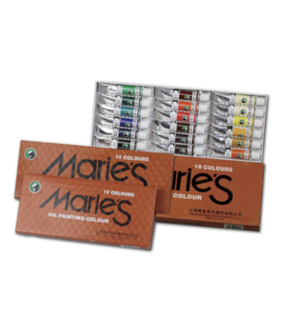 Maries Oil Painting Color Tube 12 Colors