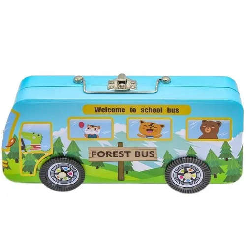 Bus Geometry Box, Pencil Box for Kids