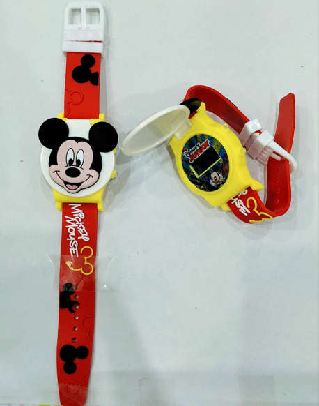 Cartoon Characters Digital Wrist Watch Scale Strip Watch For Boys Happy Time Toy Digital Watch For Kids