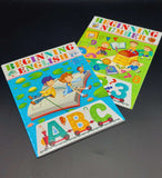 Kids Drawing Learning Writing Books With Activity Base Stickers Fun Early Learning Books - Preschool Books