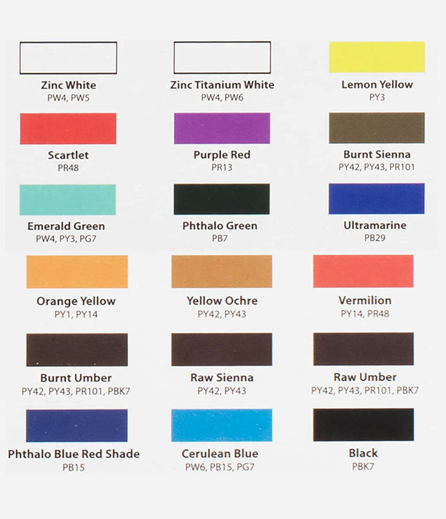 Buy Maries Oil Paints Color Set Of 12 Tubes (12ml Each) – CopyPencil.pk
