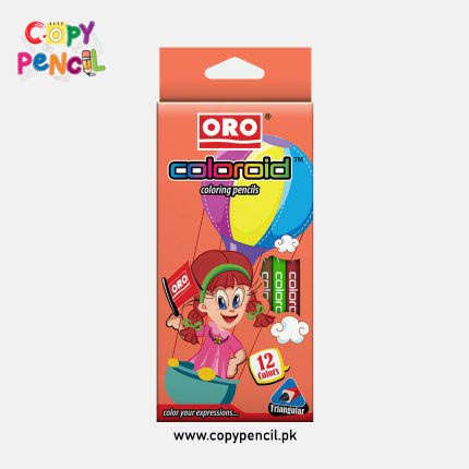 Oro Coloroid Color Pencils Pink Box of 12