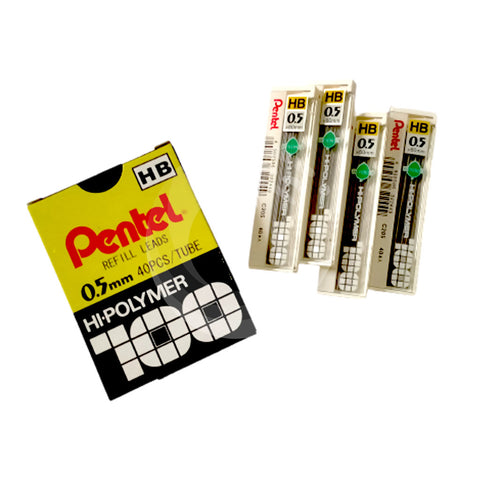 Pentel Refil Lead 0.5 HB (Hi Ploymer)