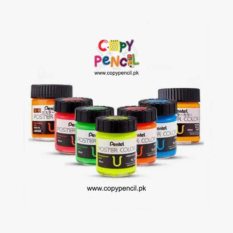 Pentel Arts Poster Color Complete Color Range 30 ml