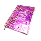 Pretty Little Laminated Glitter Gel Notebook | High Quality Fancy Diaries