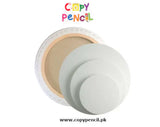 Round Canvas Board Primed White Blank- Artist Canvas Boards for Painting