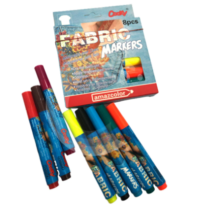 Fabric Painting Hobby Fun Activity Box DIY T-Shirt Stenciling Kit