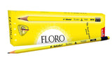 Bahadur Floro Lead Pencils Pack of 12 Yellow