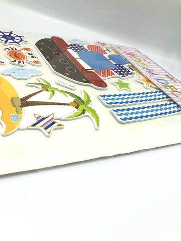 3D Wall Sticker Ship Theme Kids Room Wall Stickers