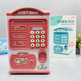 Smart Fingerprint ATM Bank Buy Online Electronic Safe Storage Tank Toy For Kids 