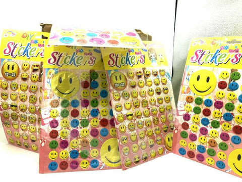 High Quality Smiles 3D stickers for kids